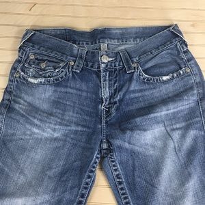 True Religion Mens Boot Cut Jeans 36 Blue